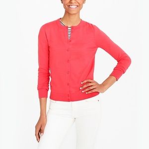 Hot Pink J Crew Caryn Cardigan Size M
